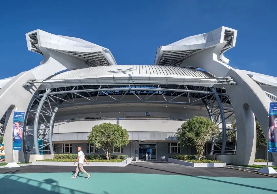 “茶花”炫酷绽放丨华建集团上海院原创设计宁波（鄞州）网球中心改扩建项目焕新亮相-62