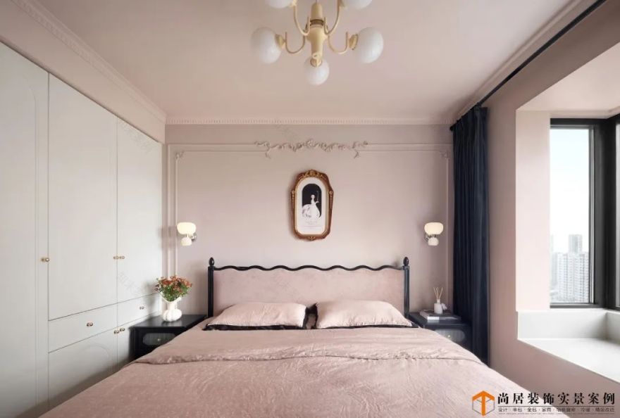 观泓雅苑法式中古风格装修案例丨尚居装饰-24