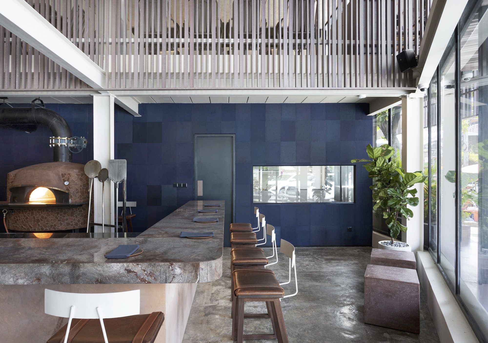 Pizza 4p’s 餐厅丨柬埔寨丨Bloom Architecture-14