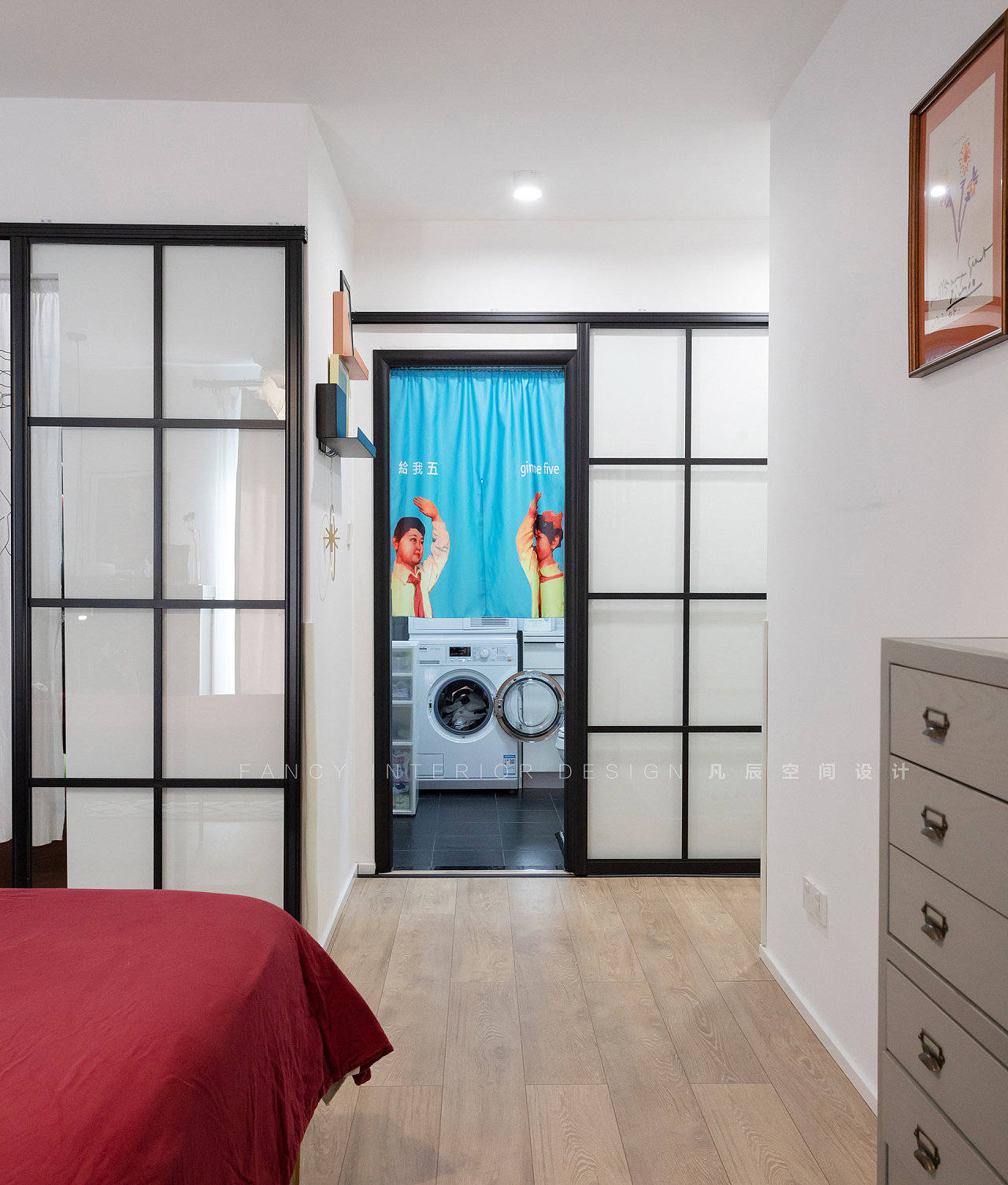 128 平北京现代家居，摩登撞色诠释辣妈生活-44