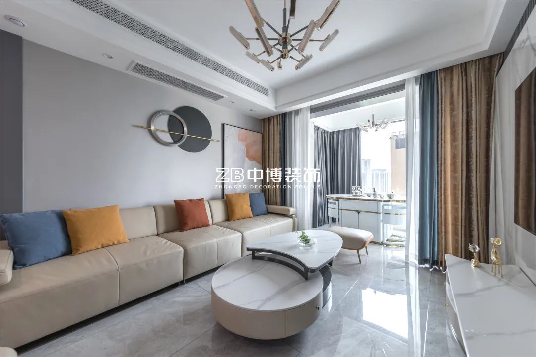 【中博案例】128方现代简约，合理利用色彩打造高级感-26