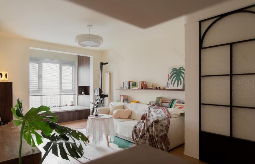 50 平米简约复古婚房设计-47