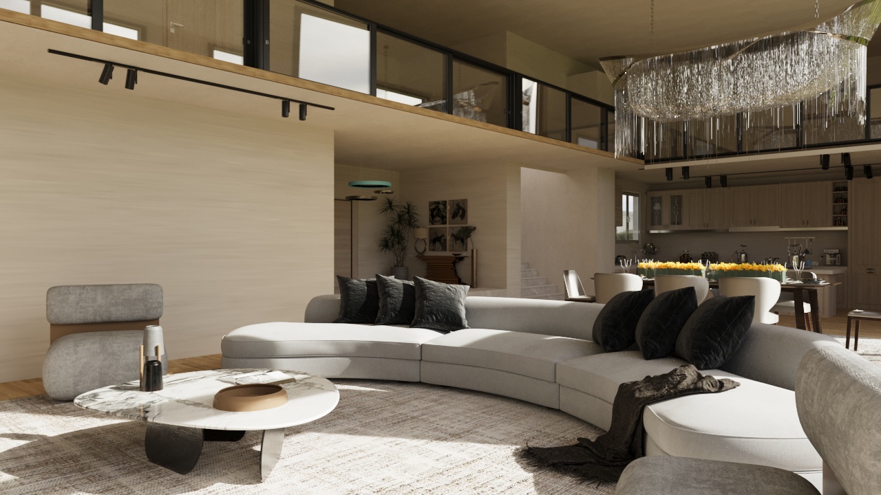 一层别墅设计丨Sally Kassem-7