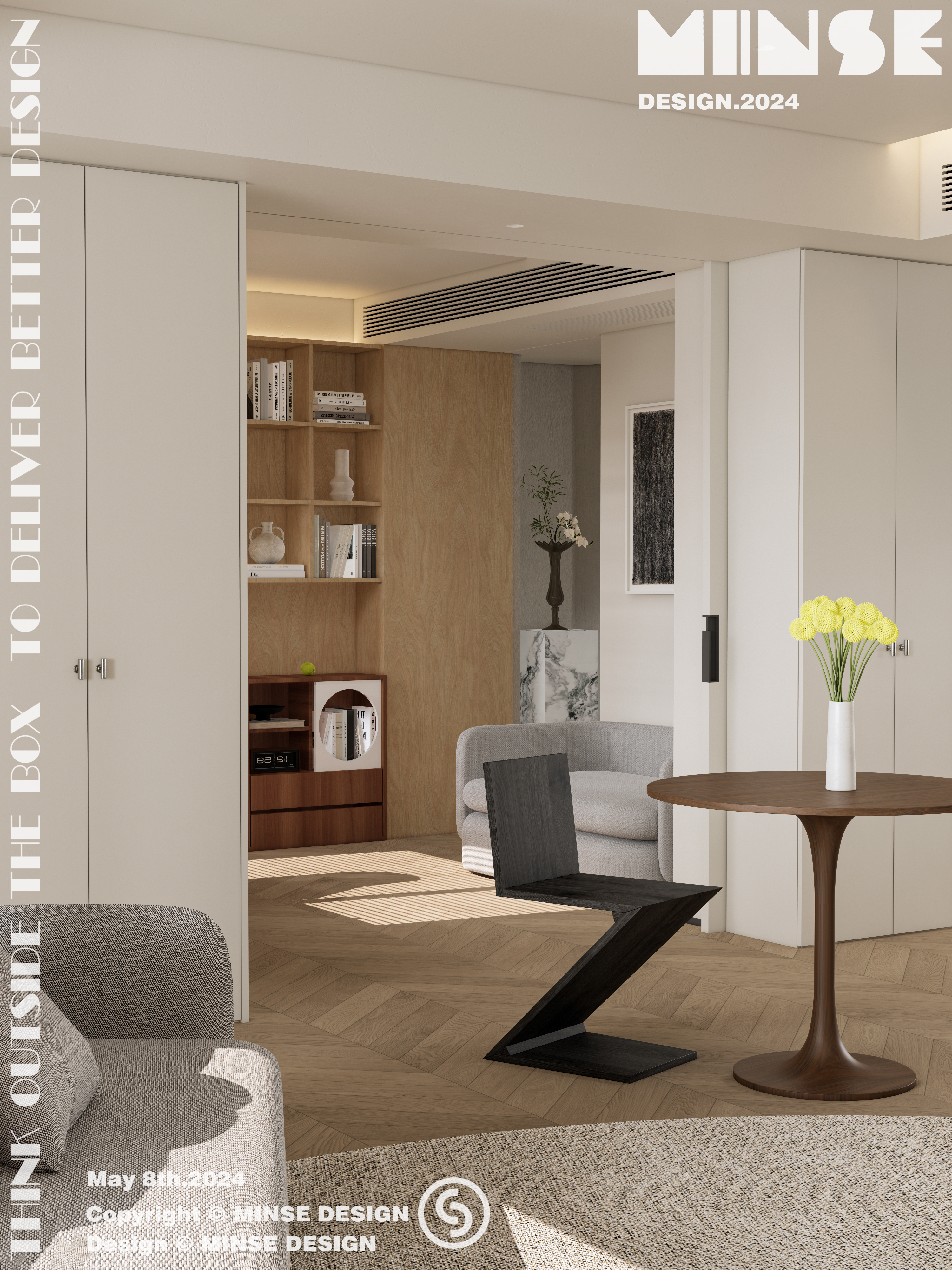 居住空间全案设计丨中国萍乡丨杭州民舍制作空间设计工作室-13