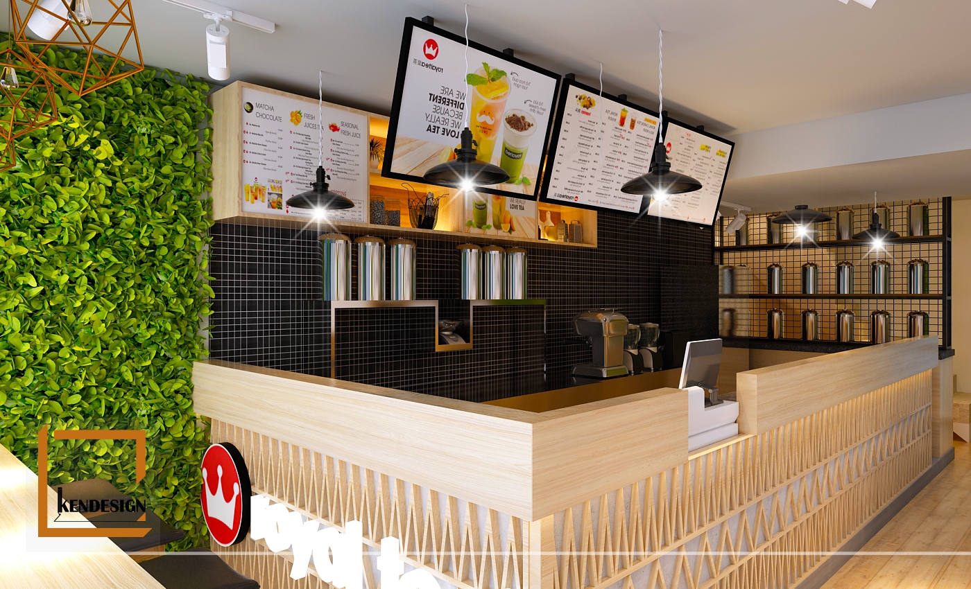 Royal Tea 66 Thụy Khuê咖啡店设计丨Kendesign-3