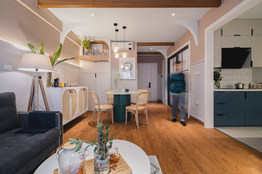 74 平简约蓝调公寓设计丨Leto Interior-5