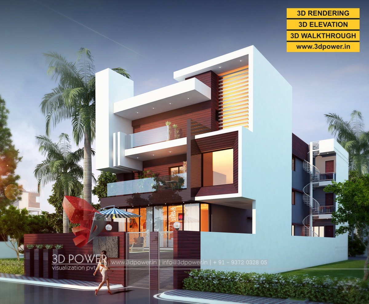 3d bungalow designs best architectural rendering services-0