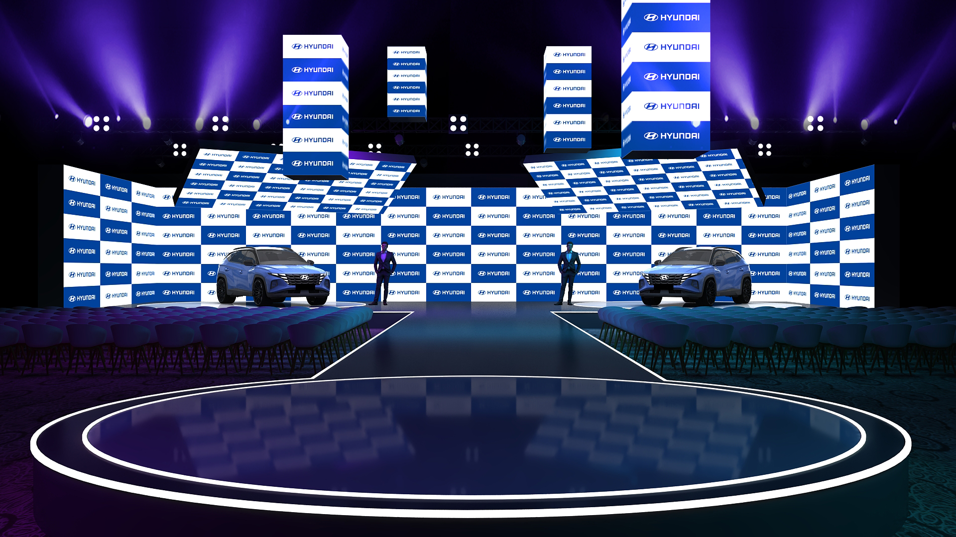 Hyundai Car Launch Stage design-9