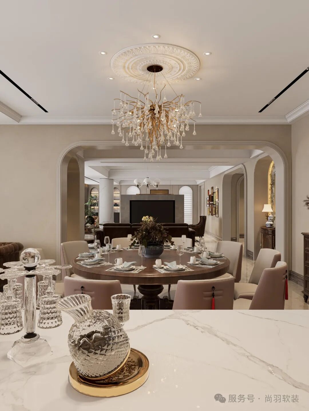 【尚羽软装】雅叙奢境静绽优雅-29