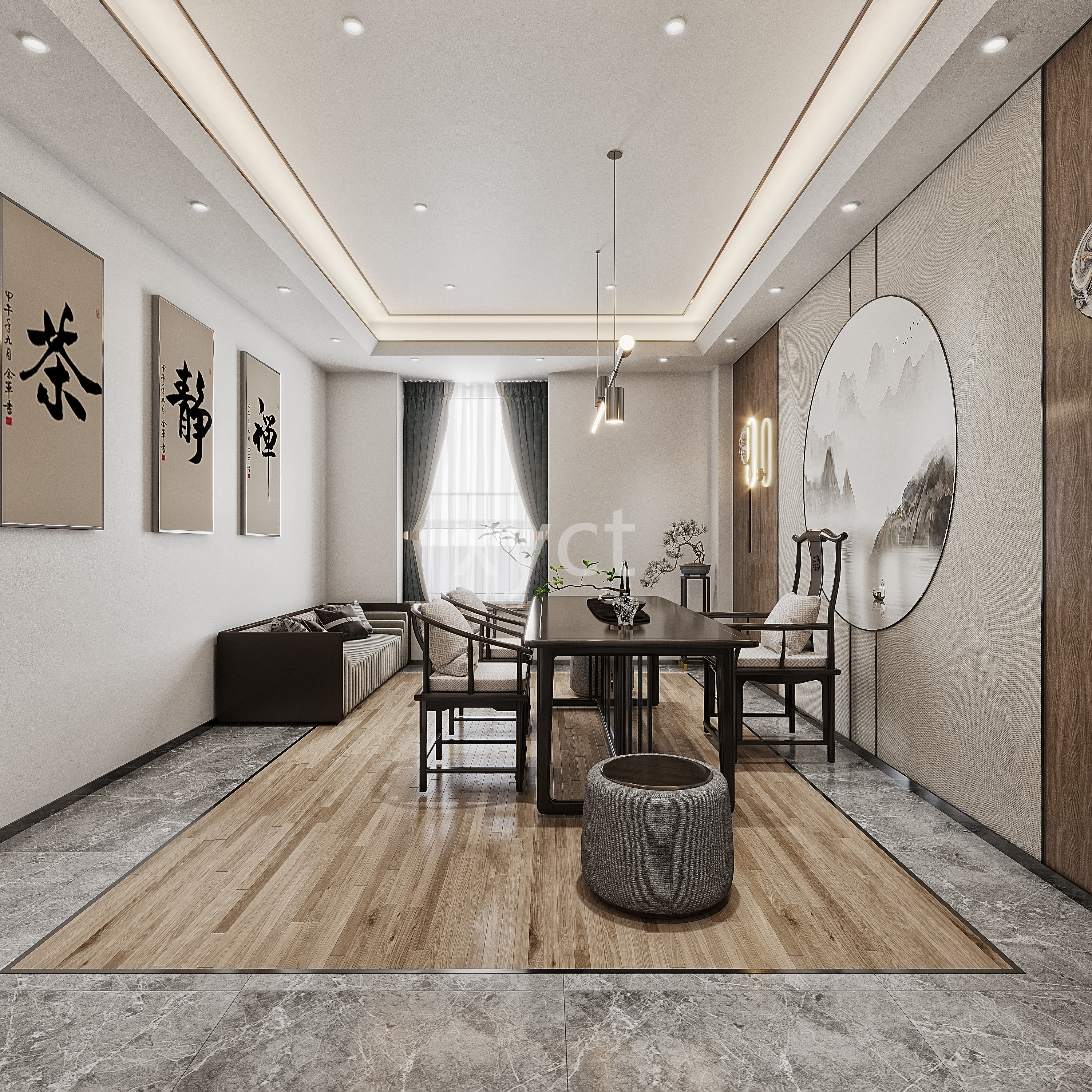 工装设计|中式餐饮空间-1