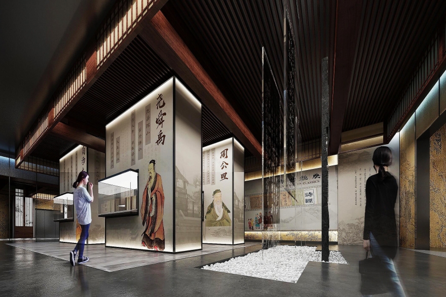 专注空间叙事:苏州展厅-14