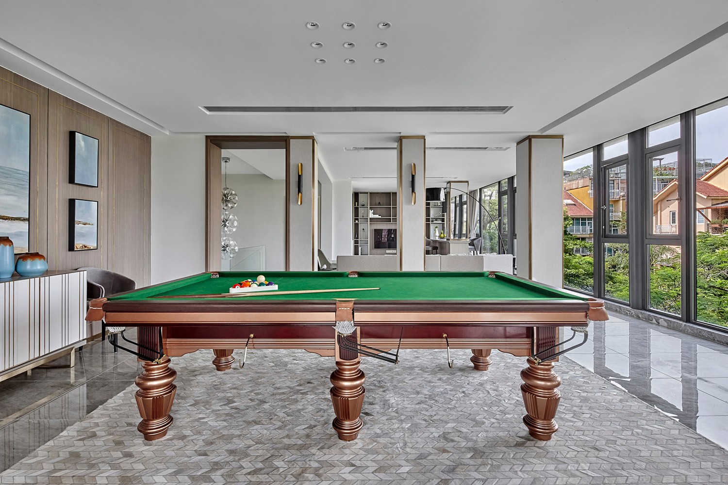 120㎡都市休闲风别墅顶层住宅-12