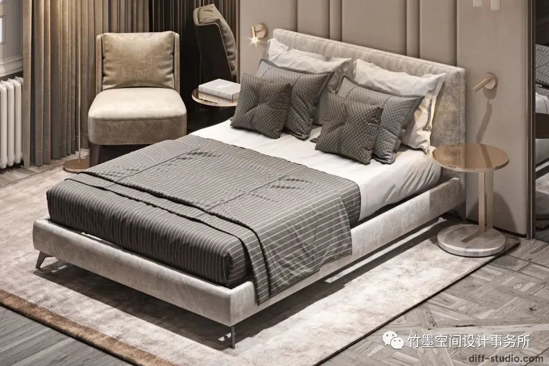 法式轻奢之美·竹墨空间设计事务所 200㎡艺术住宅-65