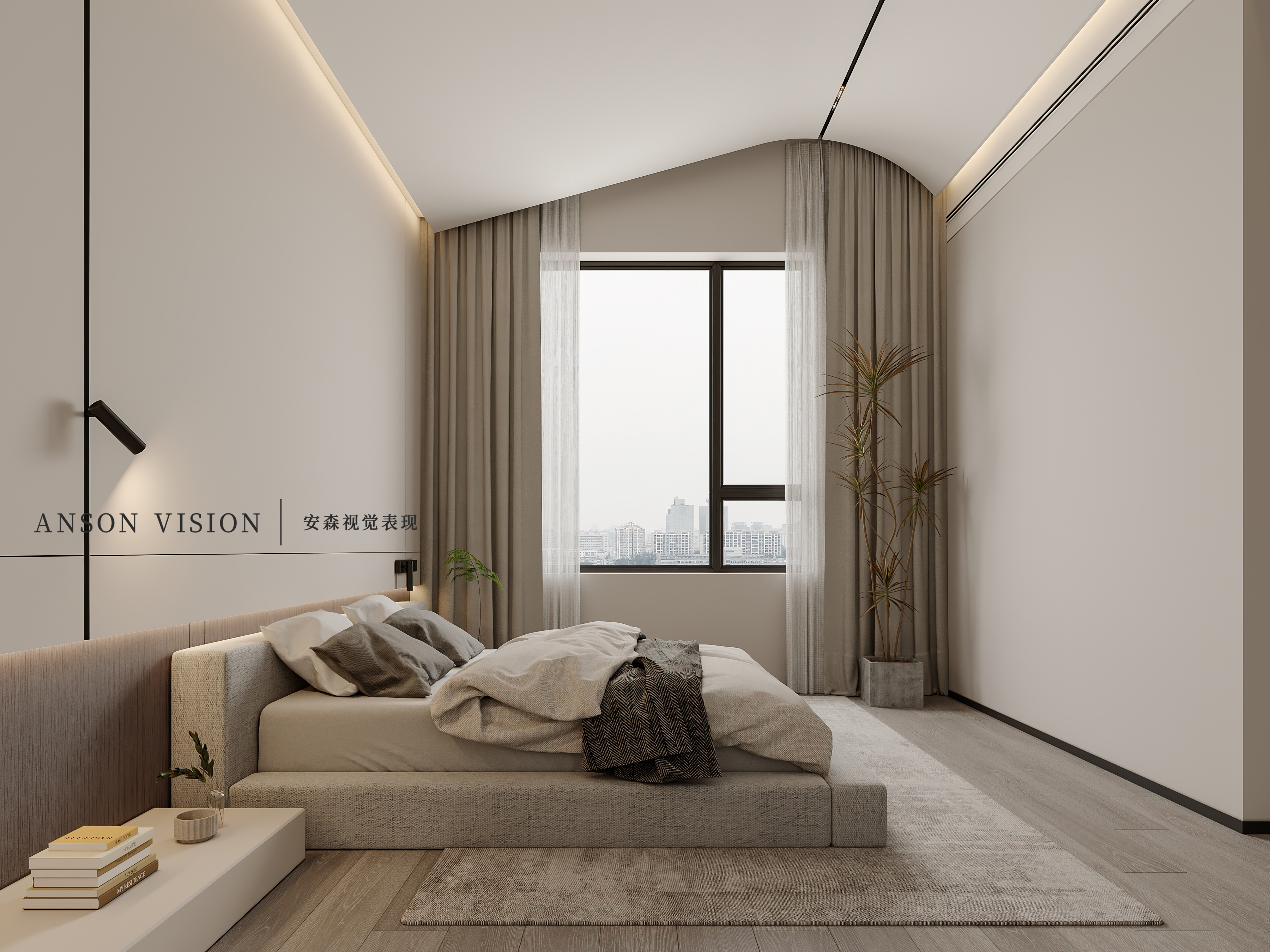 现代别墅多空间表现丨Ansonvision·蒙头睡-15