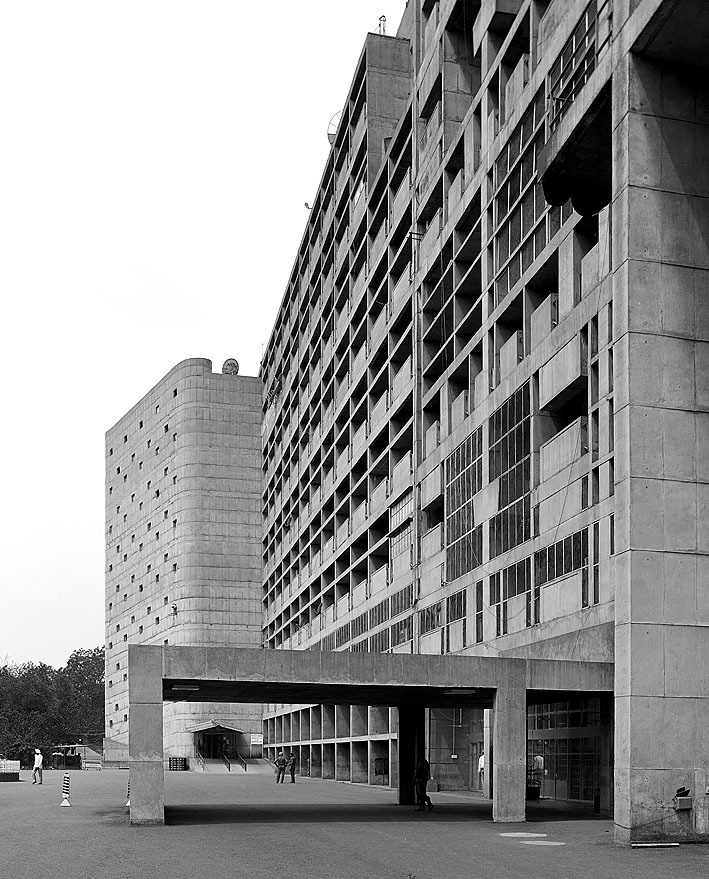 印度昌迪加尔秘书处大楼丨勒·柯布西耶（Le Corbusier）-28
