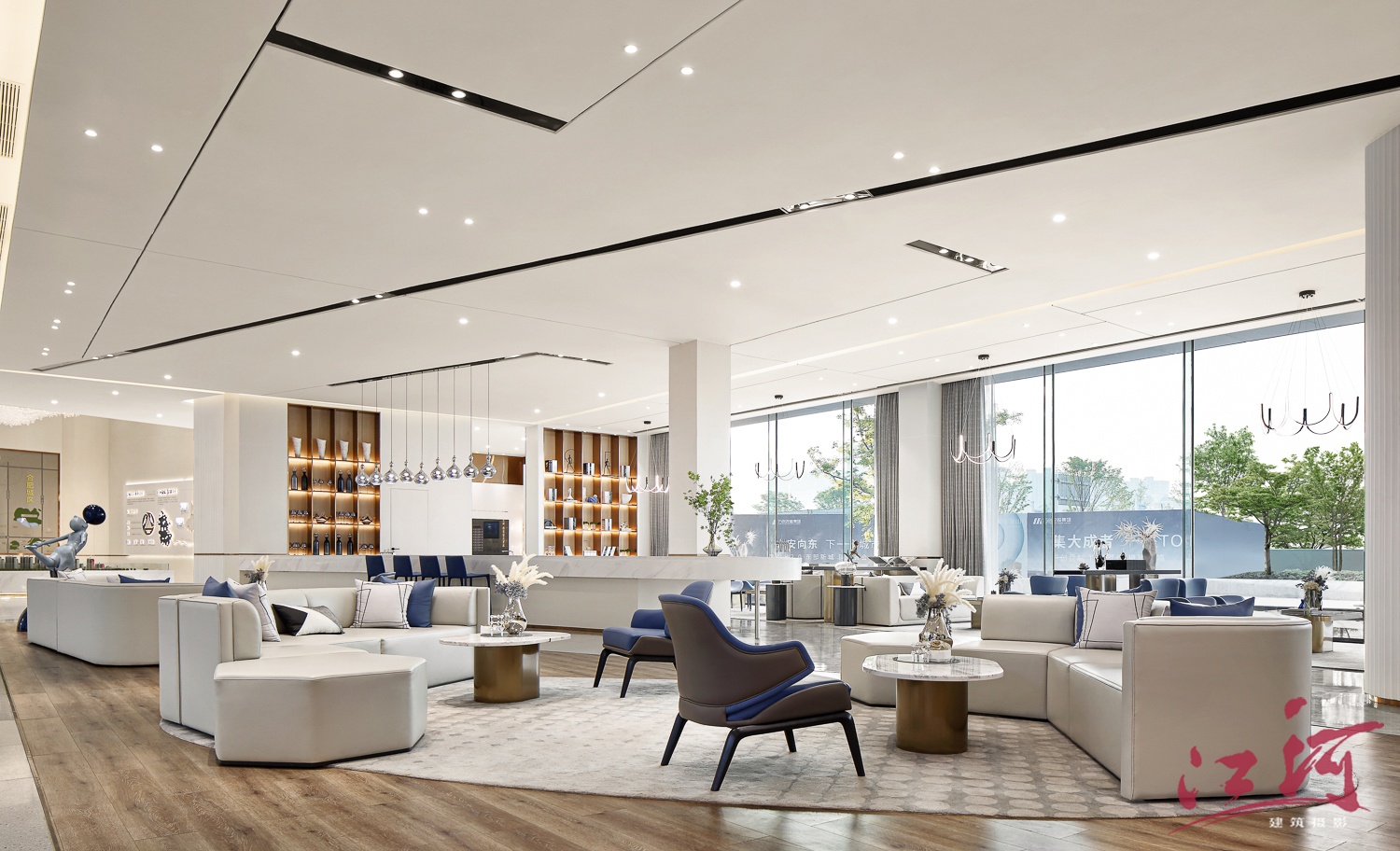 鹿鸣见山售楼处|售楼处拍摄|售楼处空间摄影|销售中心-14