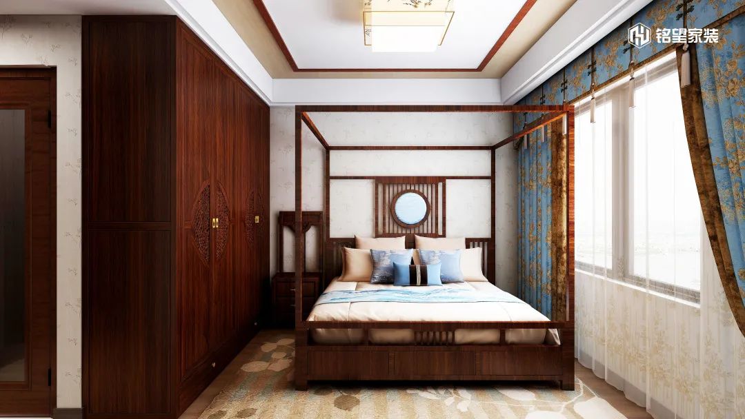 世茂滨江新城新中式养老房丨铭望装饰-35