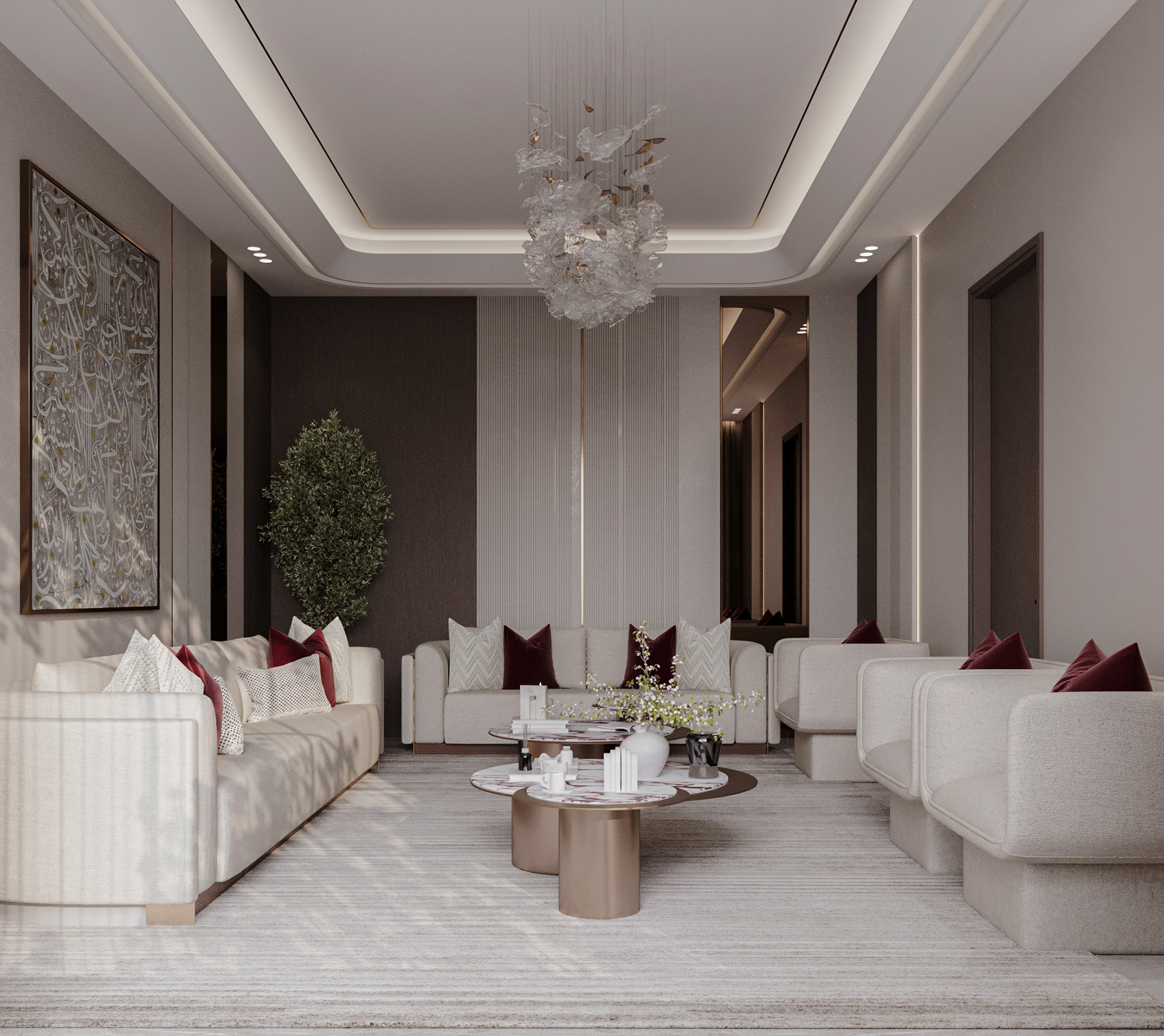 客厅丨沙特阿拉伯吉达丨SALMA AHMED-6