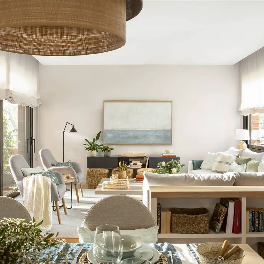 巴塞罗那清新色彩公寓的完美翻新-2