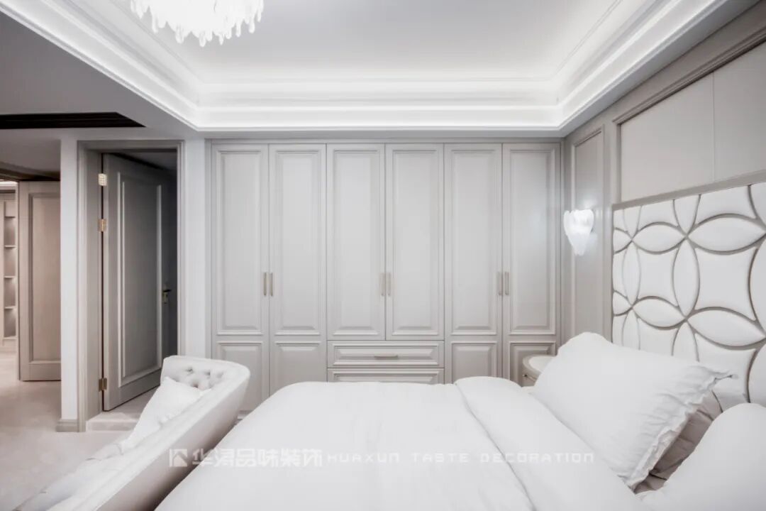 165㎡旧房翻新，老婆坚持装修现代美式风后，收纳多到睡不着！-119