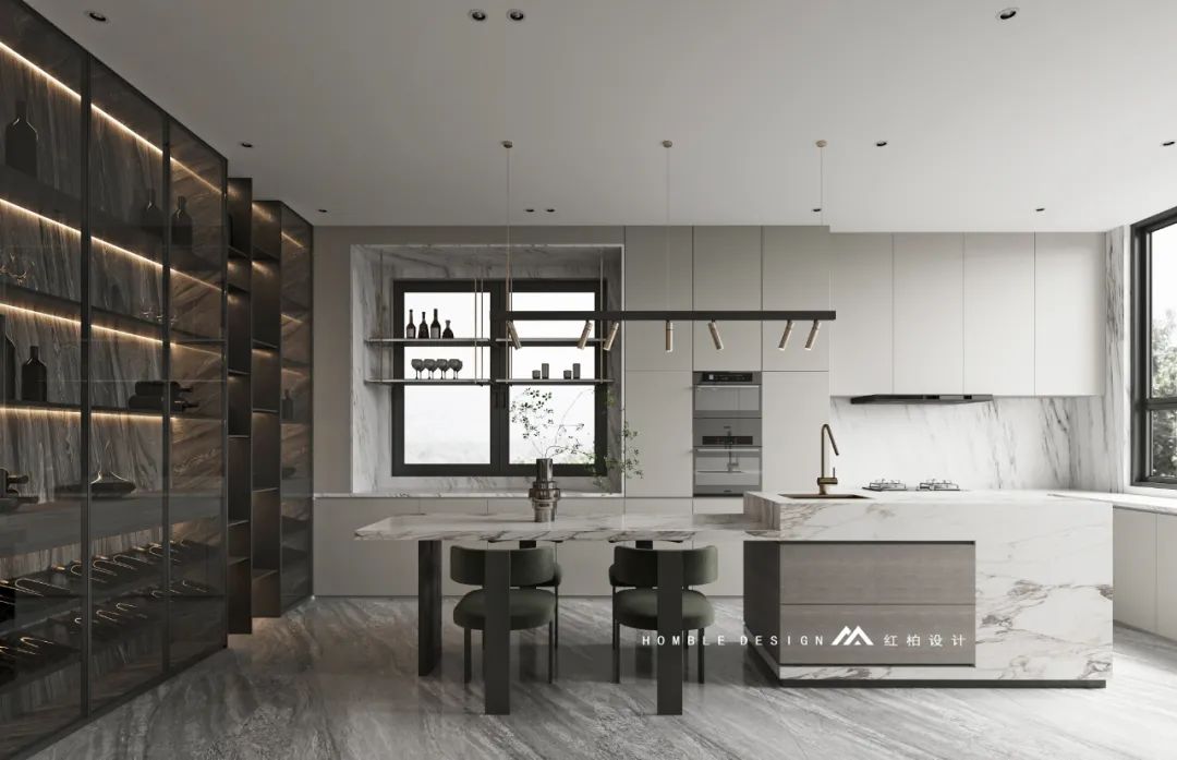 现代艺术别墅设计丨中国深圳丨红柏设计-57