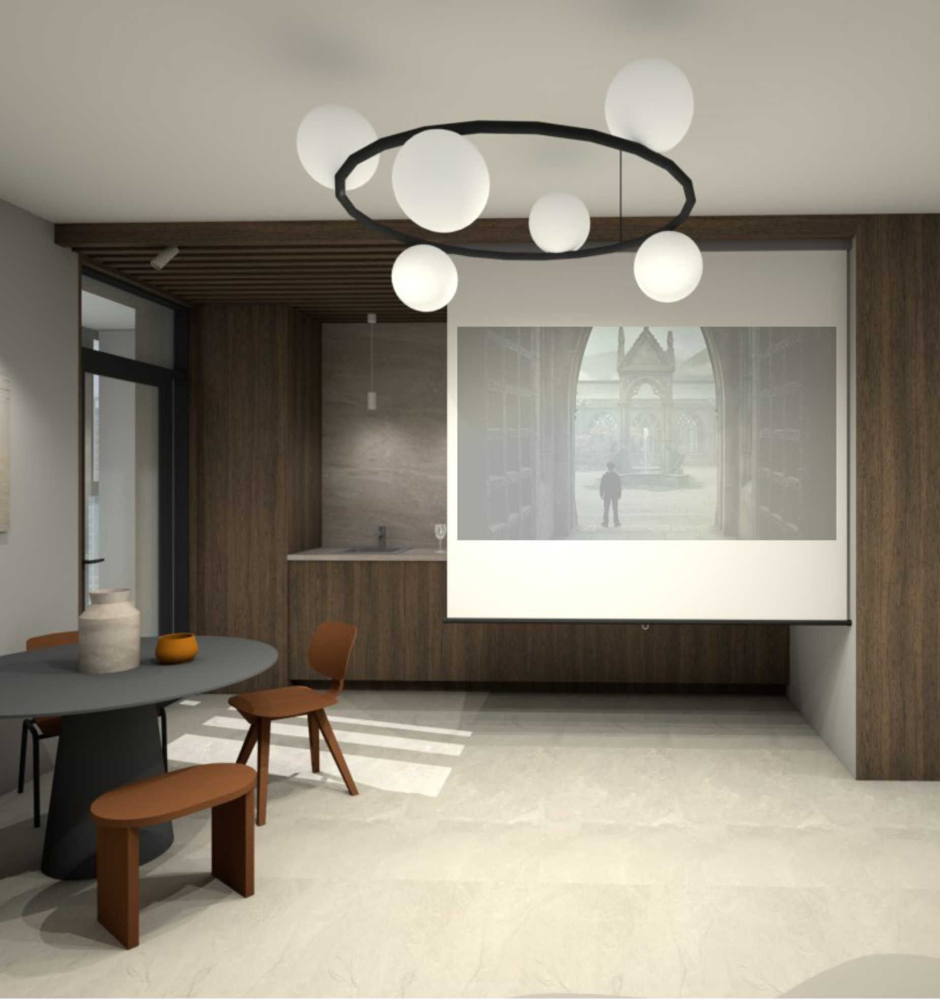 室内设计毕业设计  60平公寓设计-8