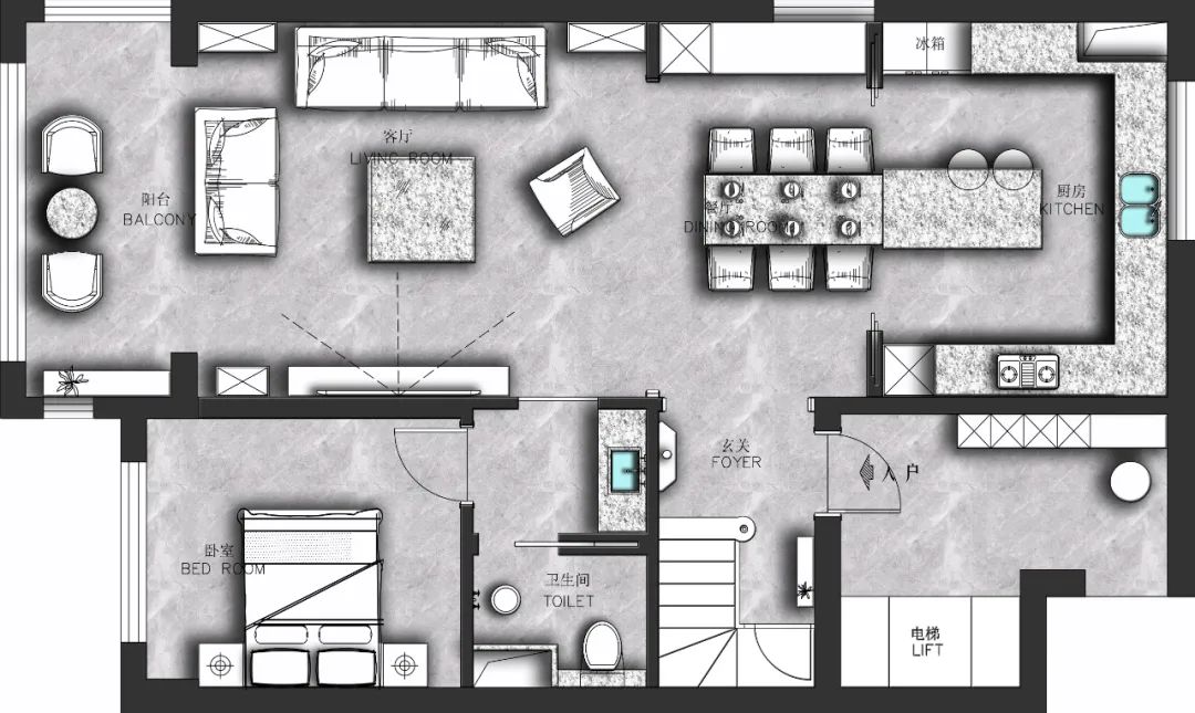 香湖湾上叠现代美式别墅设计丨中国西安丨青马别墅设计-57