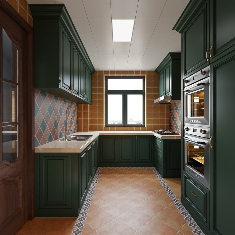 白桦林居美式复古风设计-7