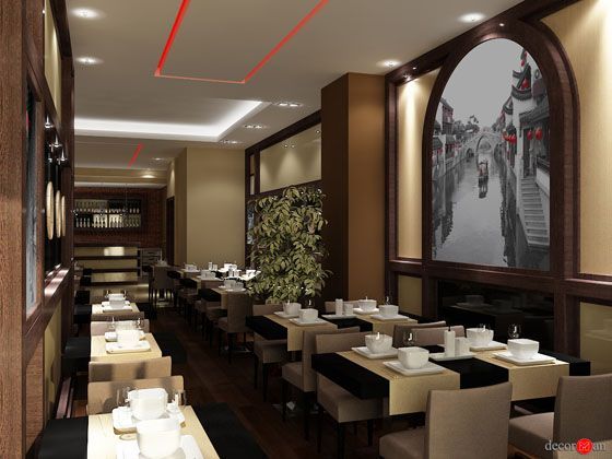 亚洲传统风格餐厅设计-2