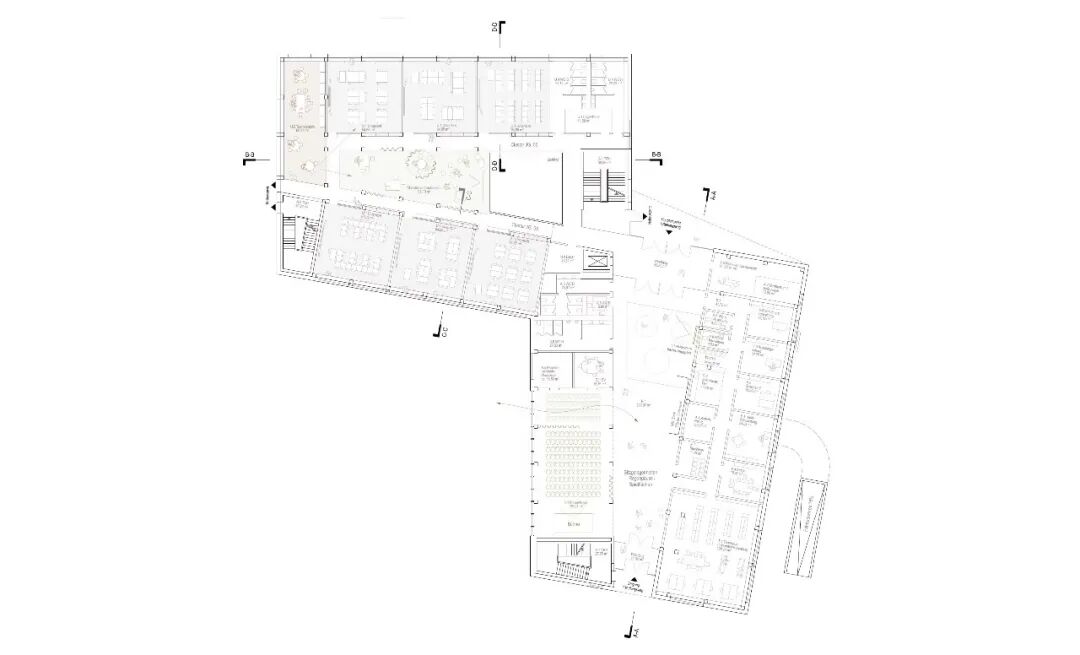 卡塞尔新威廉文理中学丨德国卡塞尔丨盖博建筑设计-42