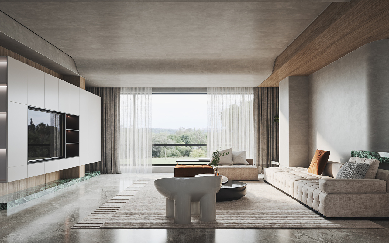 侘寂风客餐厅-1