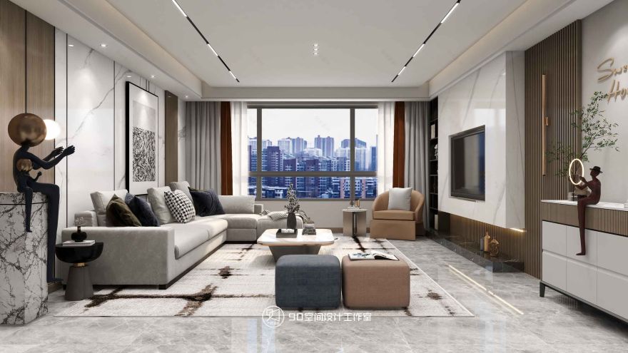 《寻寻觅觅》现代风格 134 平舒适家居设计-18