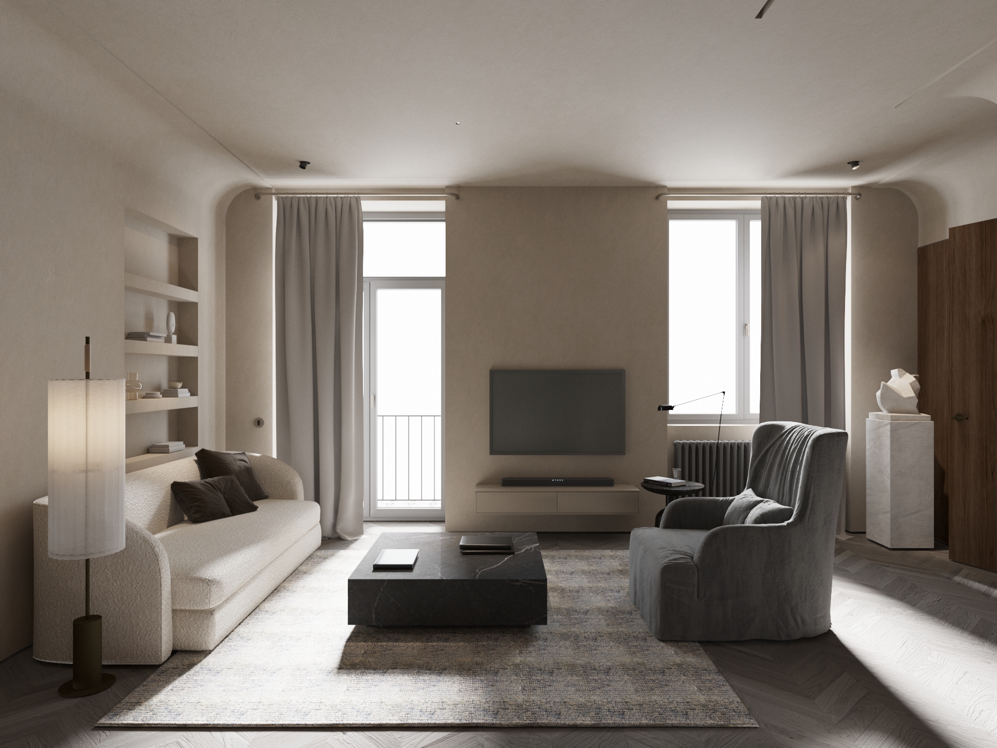 YAR VAL 卧室设计丨Rina Lovko studio-1