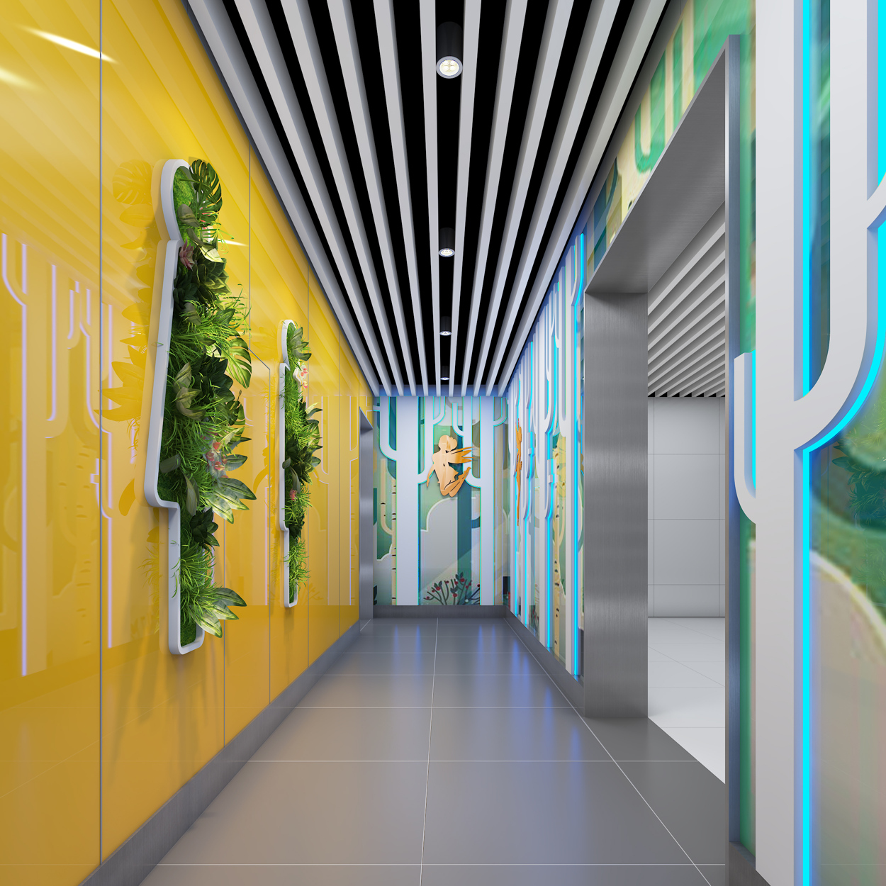 内蒙古呼和浩特白塔机场卫生间文化氛围营造升级-4