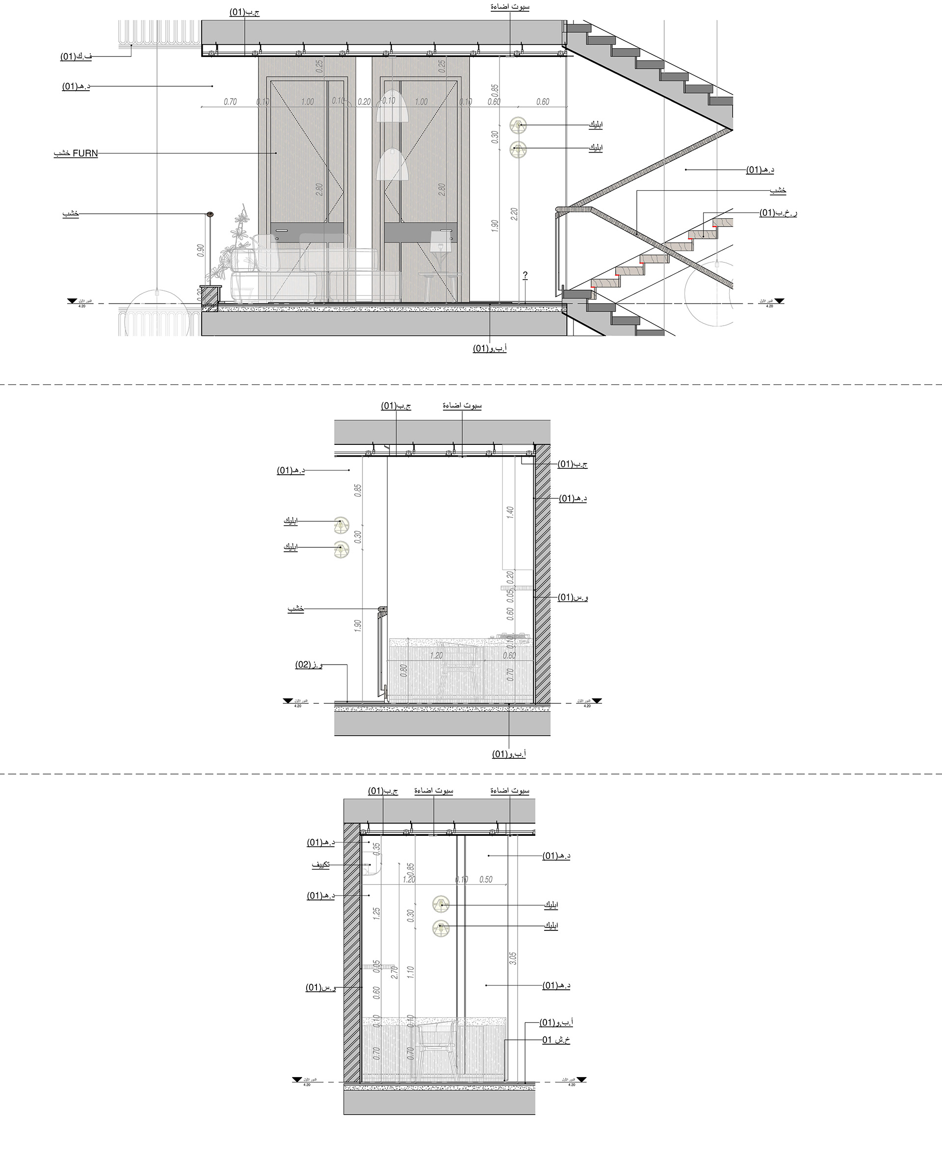 M·K· Classic Villa 室内外设计丨沙特阿拉伯丨Bariq Consultants-132