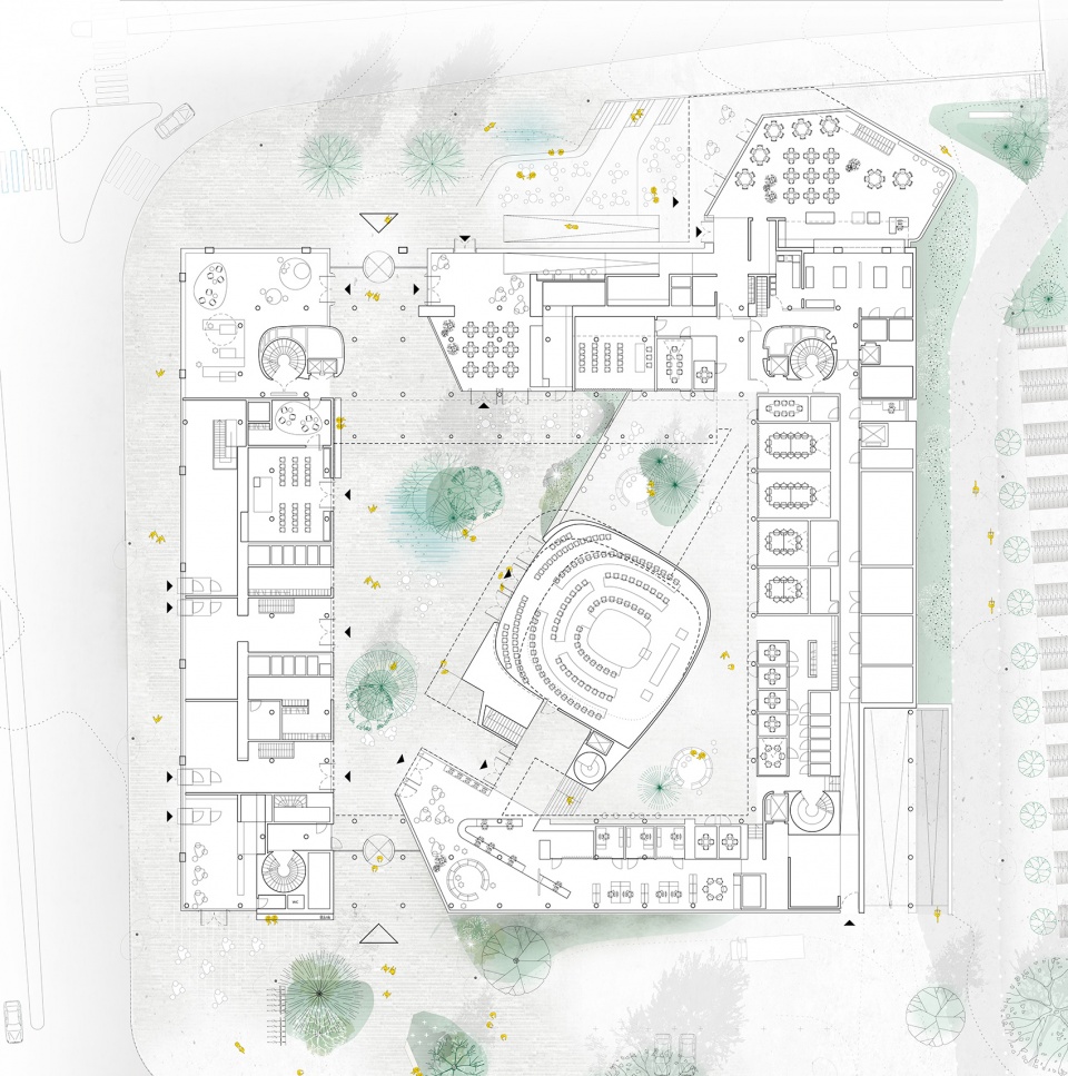 乌普萨拉市政厅改造丨瑞典乌普萨拉丨Henning Larsen,SLA,Tyréns-49