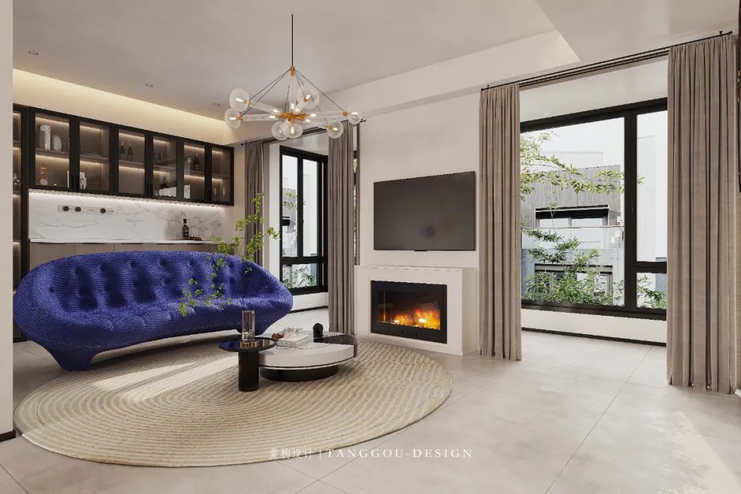 现代美式轻奢叠墅丨中国武汉丨堂构设计-97