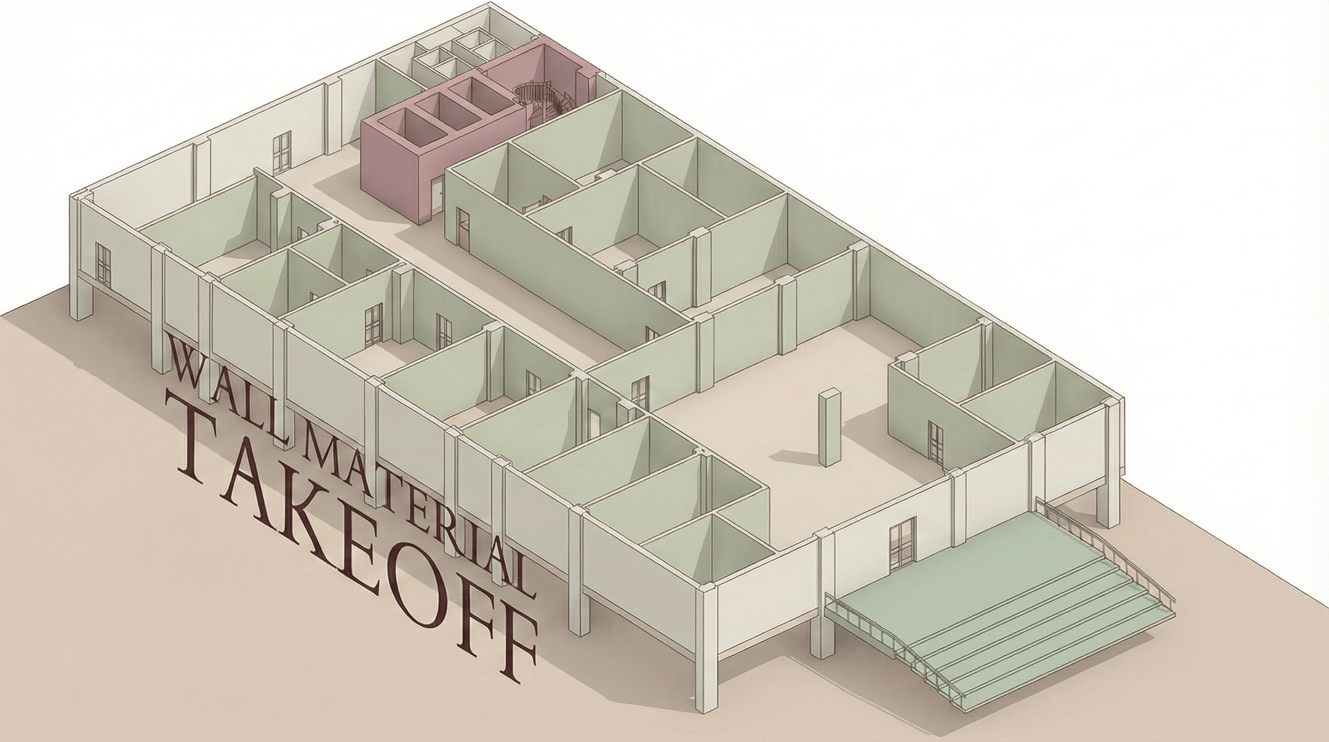 HARMONIA 100床综合医院技术与施工图及工程量清单项目丨塞得港大学工程,建筑与城市规划系-64