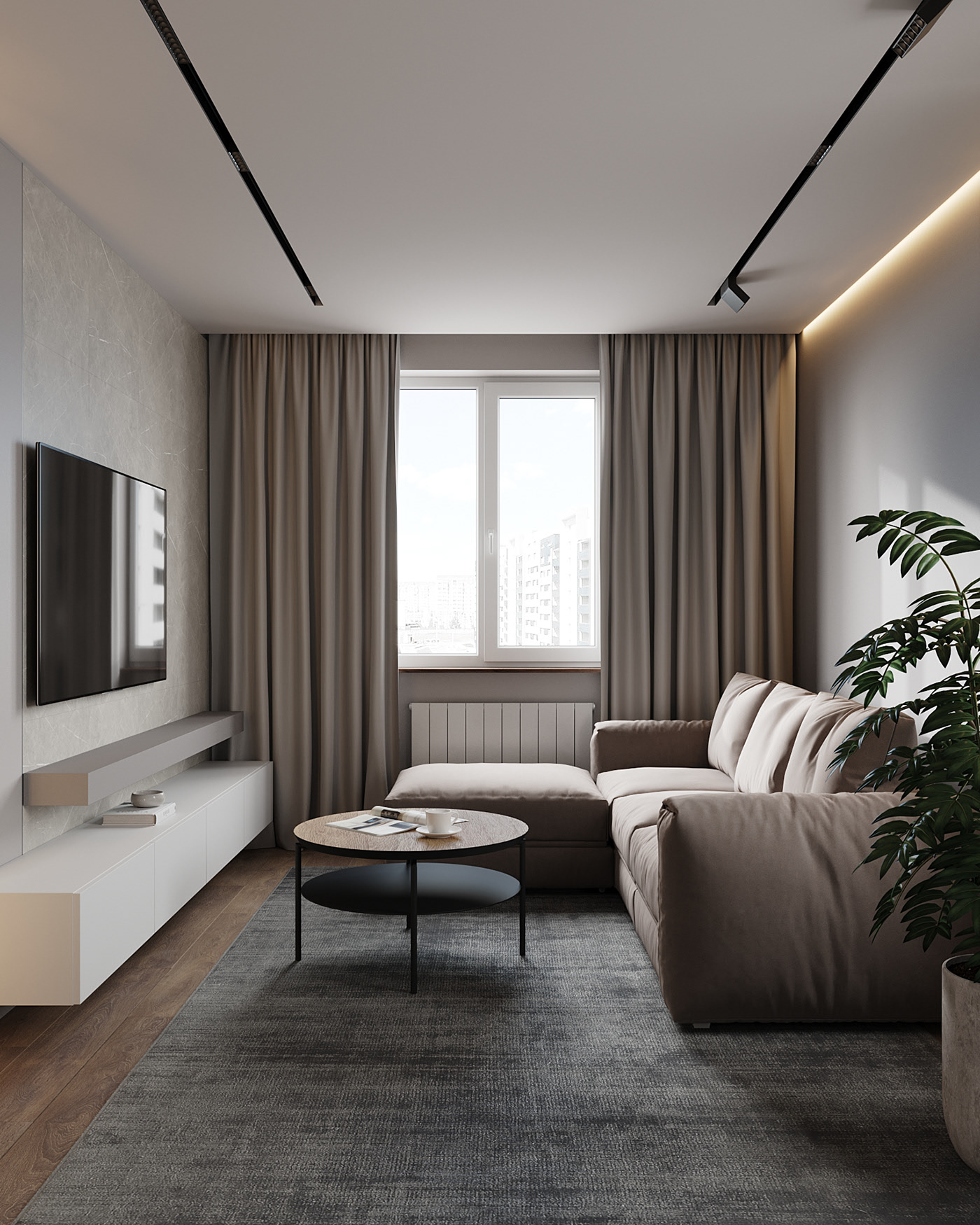 浅色系公寓设计-6