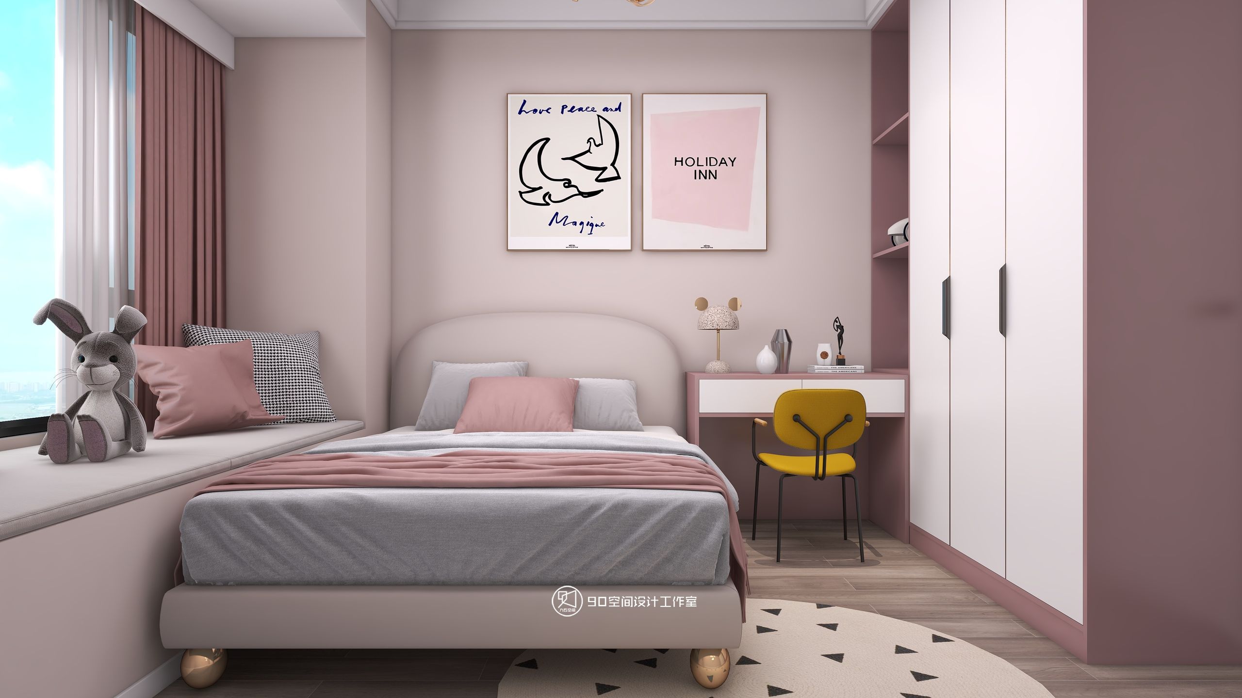 135㎡现代简约开放式餐厨设计-37