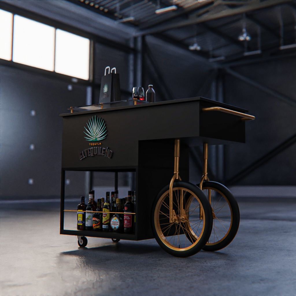 El tequileño bar cart design-0