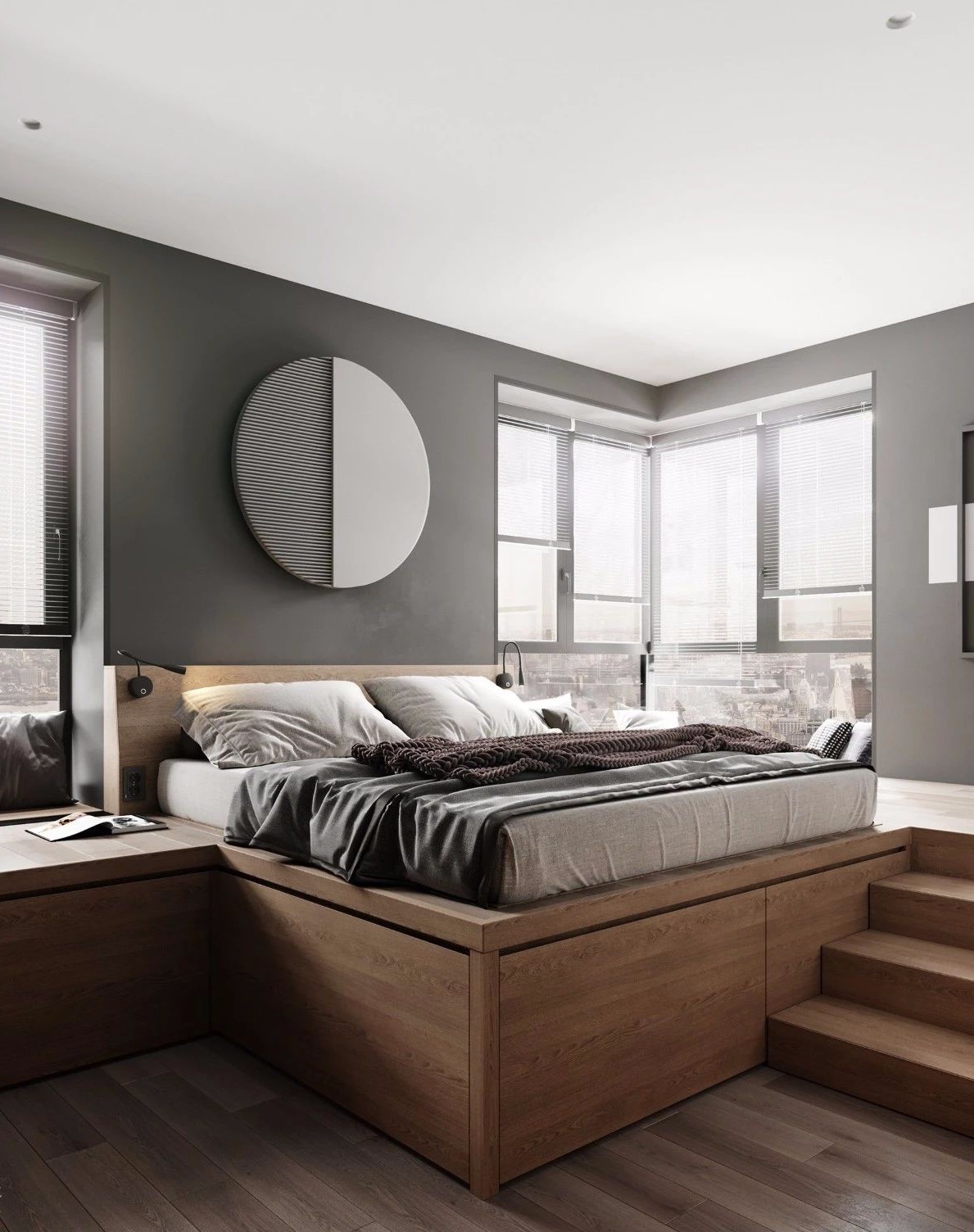 圣彼得堡 65㎡简约卧室设计丨俄罗斯圣彼得堡-33