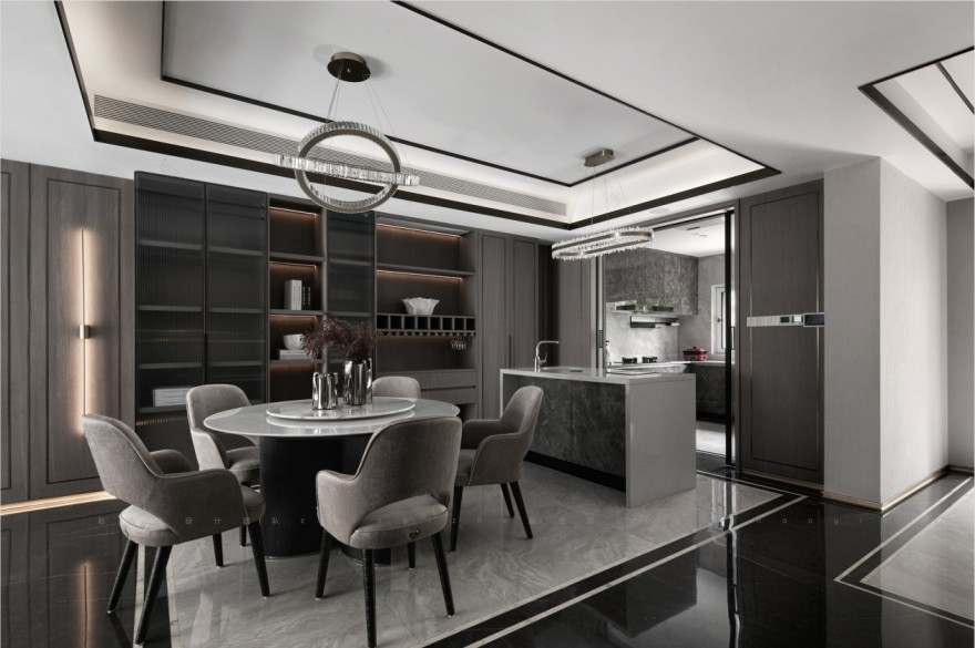 浙江杭州现代轻奢别墅设计丨中国杭州丨赵艺哲设计工作室-34