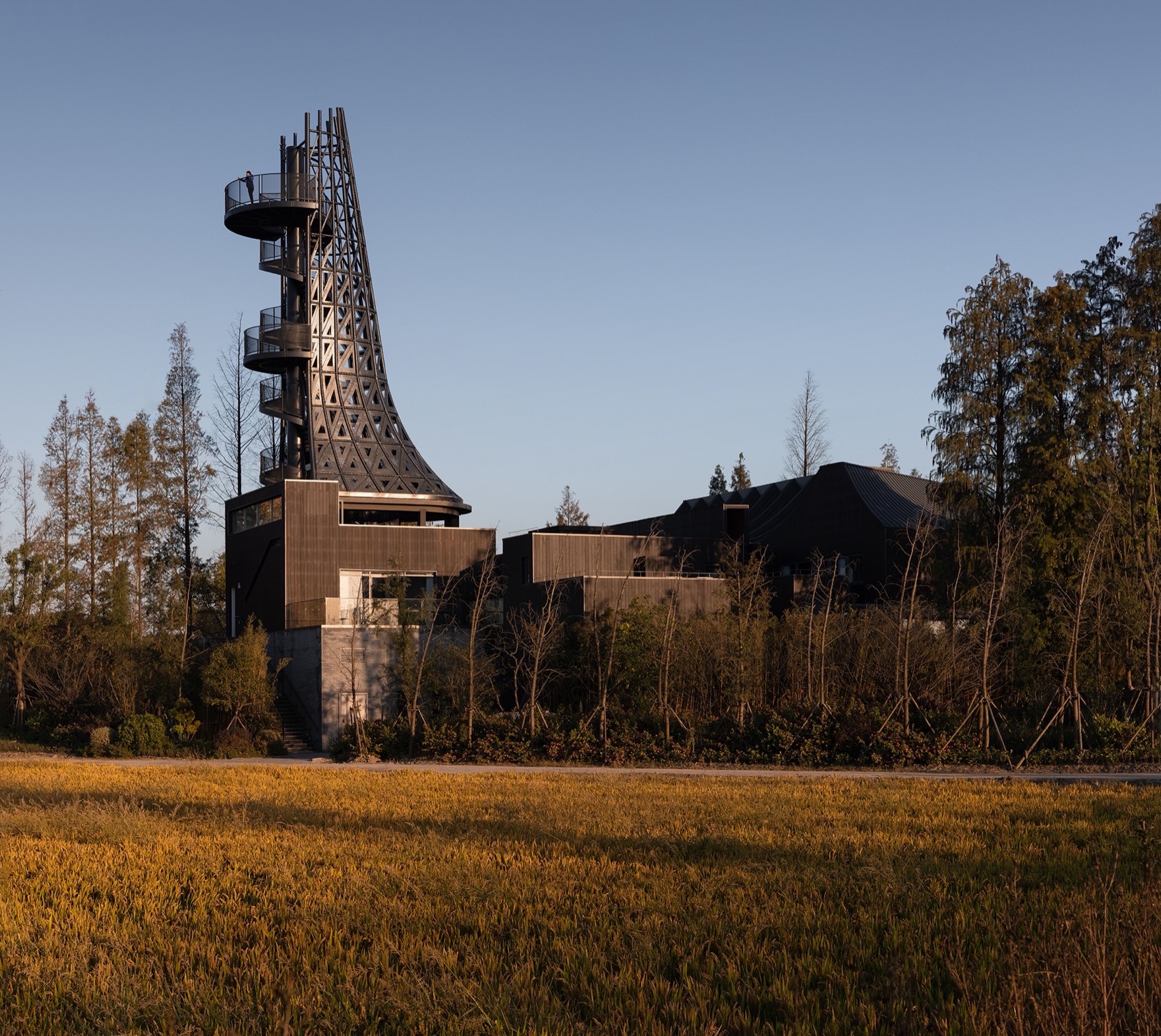 桐乡濮院红旗漾杉林部落共享餐厅 / 上海严旸建筑设计工作室-39