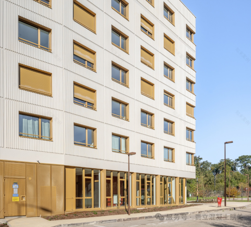 【建筑设计】法国大学城的学生公寓-3