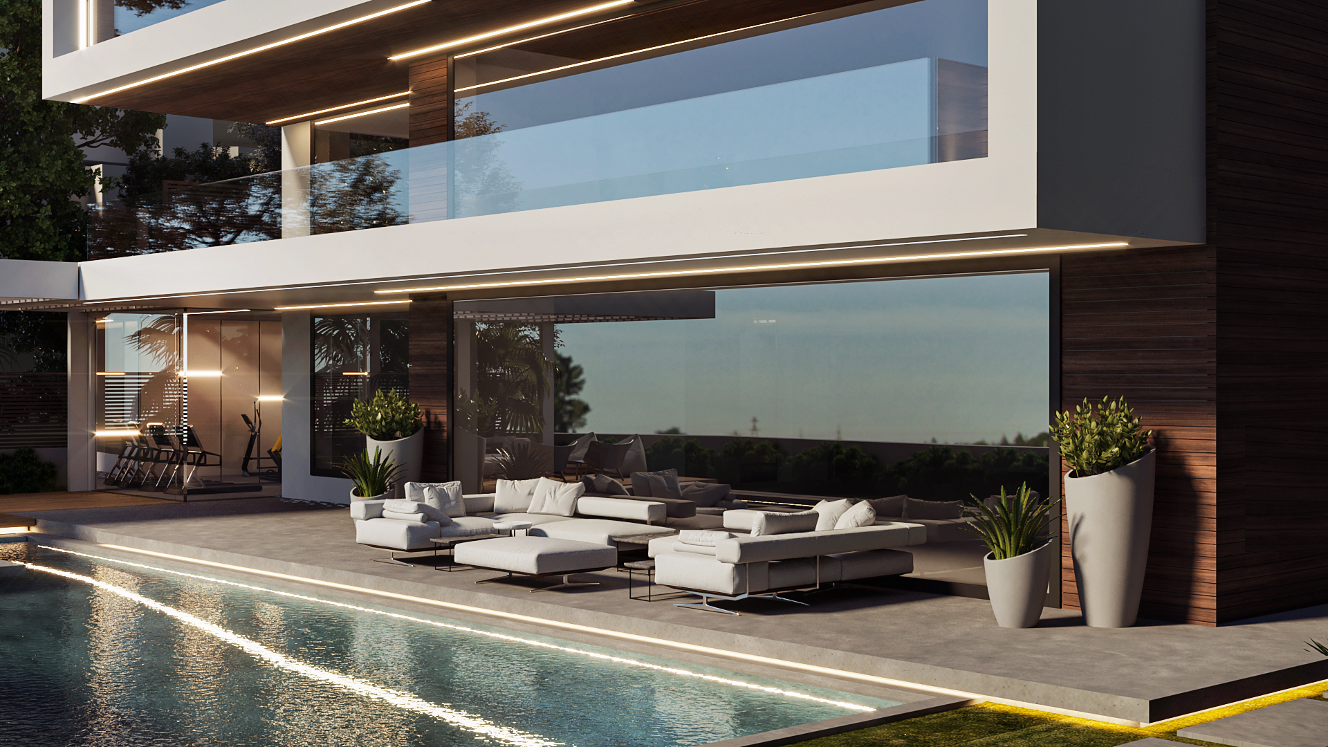 湖景小区中的别墅丨埃及开罗丨Amany Atef-17