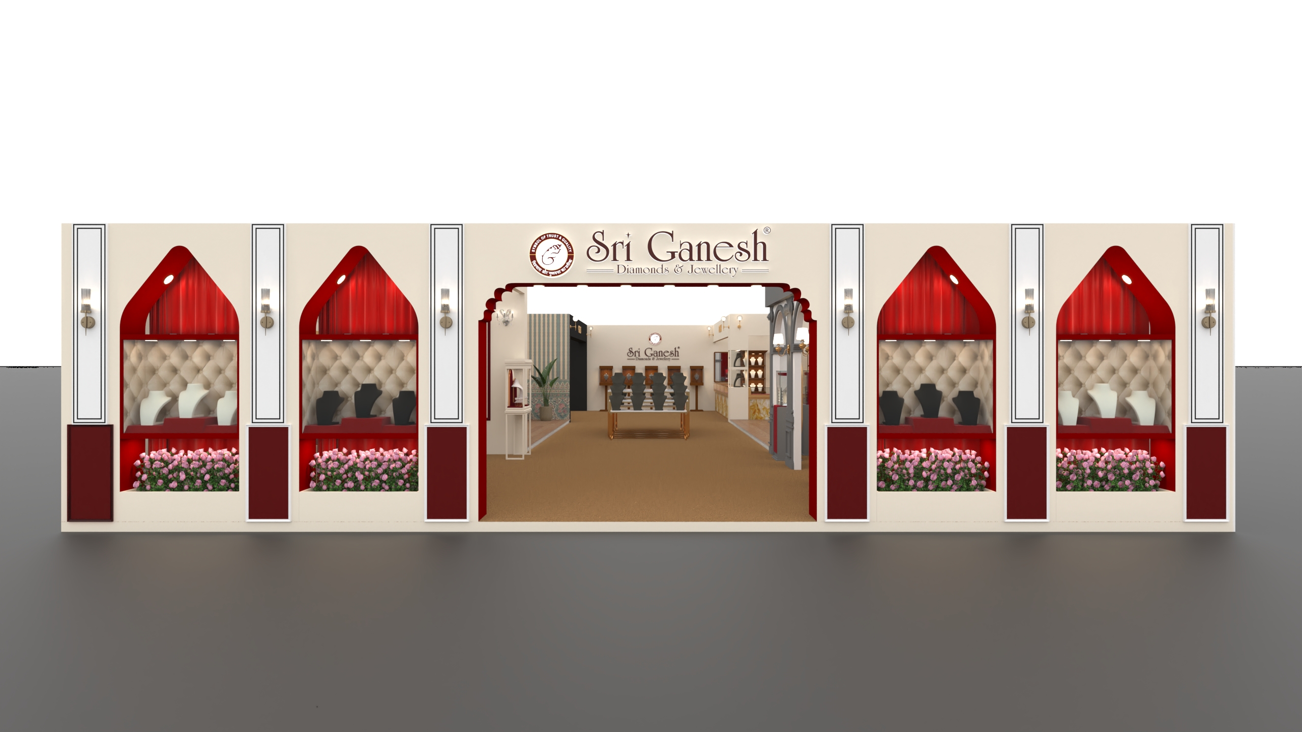 jewellery booth design (9mtr by 12mtr)-0