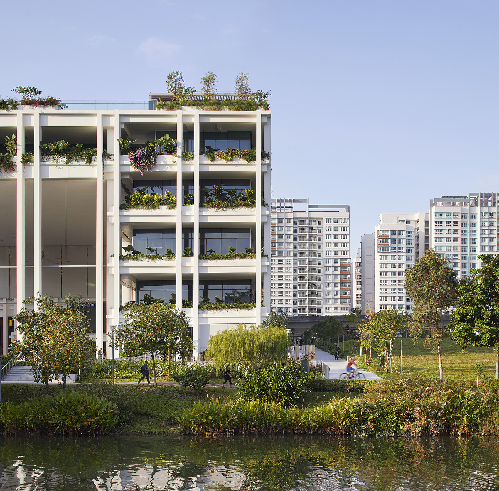 Oasis Terraces社区中心和医院，新加坡 / Serie Architects + Multiply Architects-13