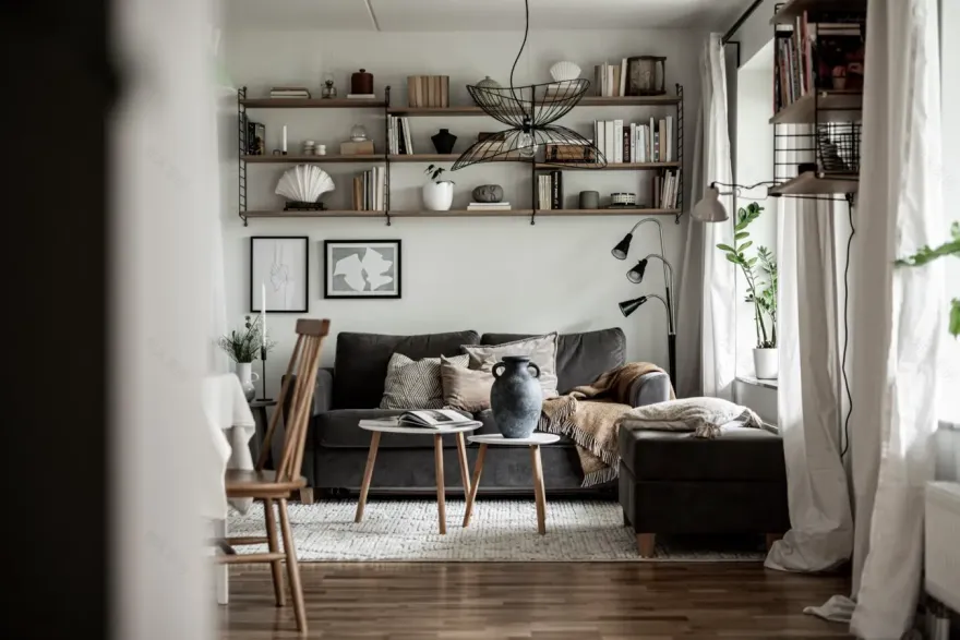 自然风 39m2 小户型公寓设计-3