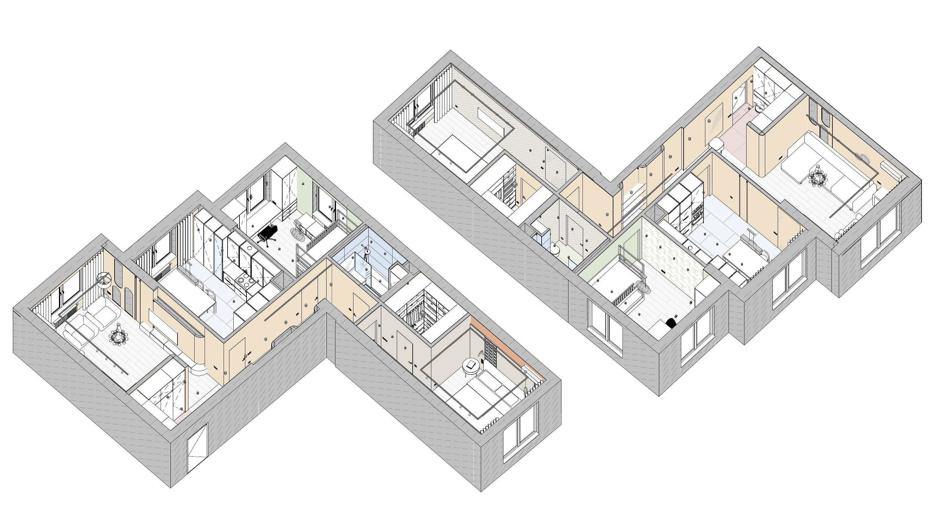 Amir 住宅综合体公寓设计项目 2丨哈萨克斯坦阿拉木图丨AM Interiors KZ-11